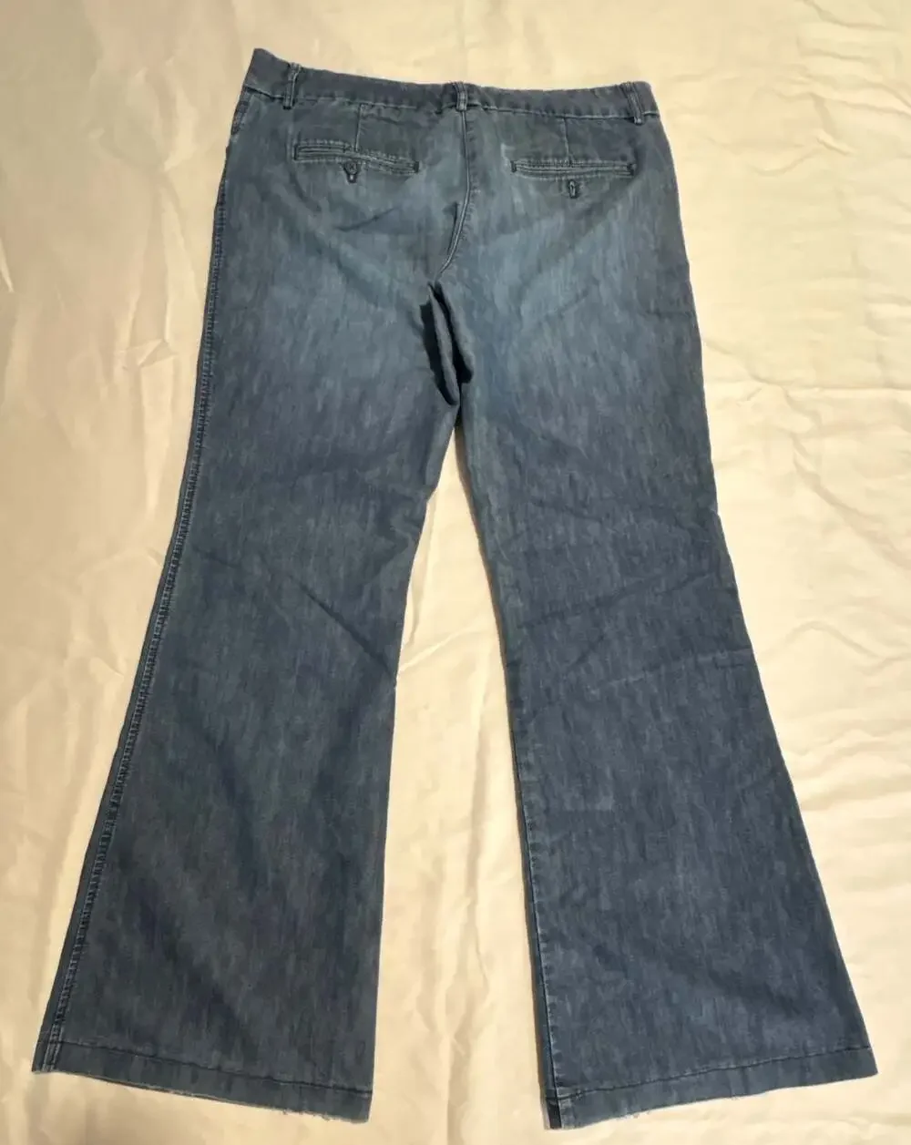 Express Design Studio Editor Blue Flare Jeans